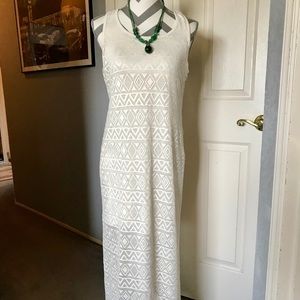 Cream Maxi dress